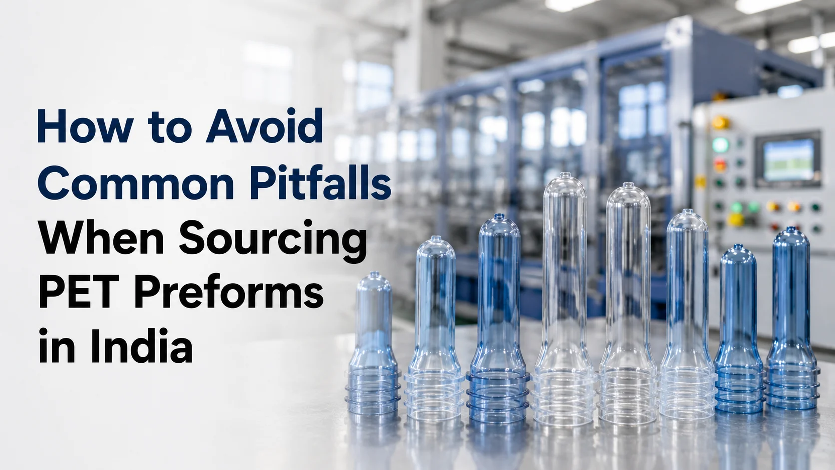 How to Avoid Common Pitfalls When Sourcing PET Preforms in India