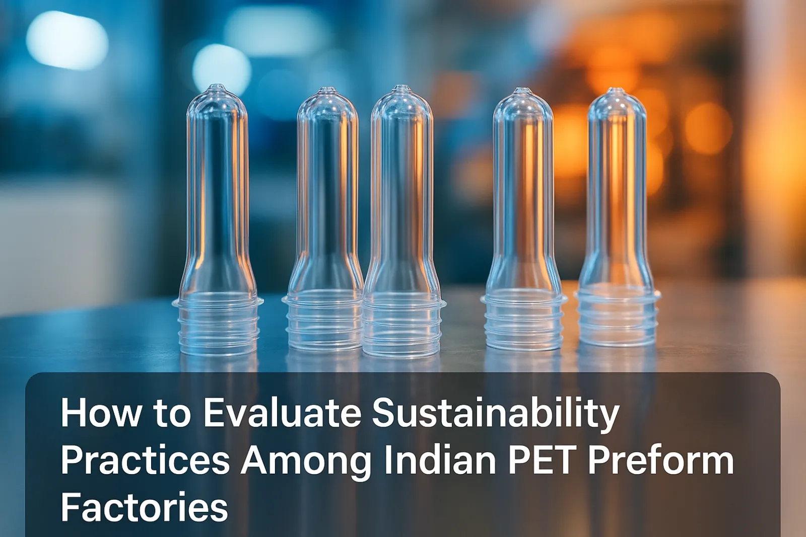 How to Evaluate Sustainability Practices Among Indian PET Preform Factories