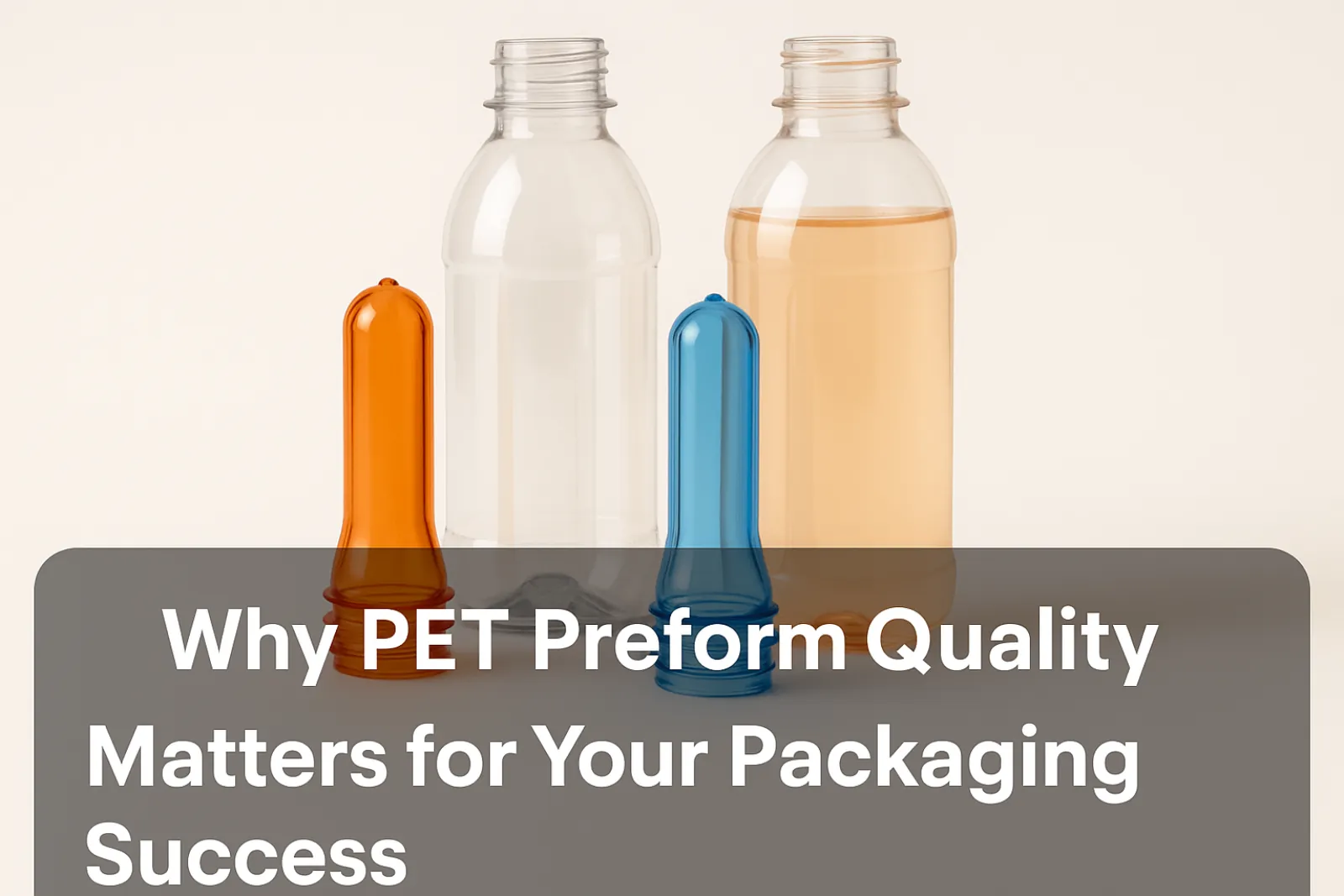 Why PET Preform Quality Matters for Your Packaging Success