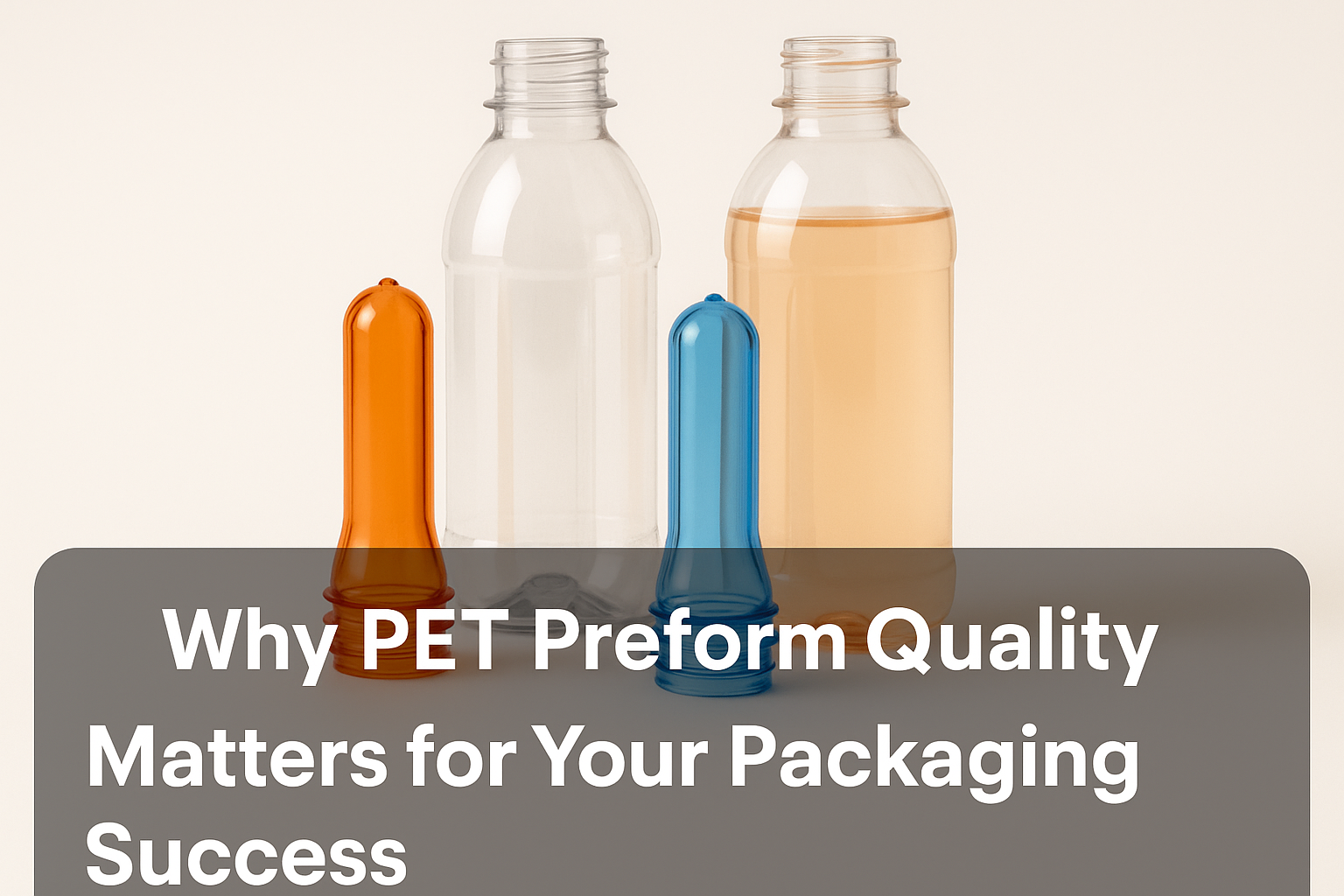 Why PET Preform Quality Matters for Your Packaging Success