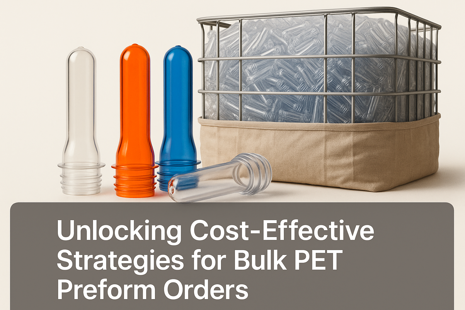 Unlocking Cost-Effective Strategies for Bulk PET Preform Orders